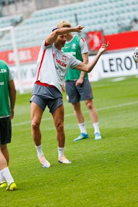 Robert Lewandowski seen during Official press conference, PK, Pressekonferenz and training of Poland National football team before Friendly match game against Ukraine (Ernest Kolodziej Ball Raw Images) Wroclaw Tarczynski Arena Poland Copyright: xErnestxKolodziejx ernestkolodziej_poland_conference_2526_OL_5334