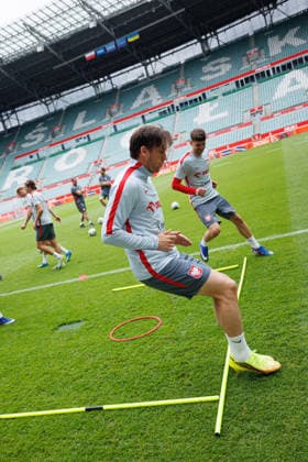 Piotr Zielinski seen during Official press conference, PK, Pressekonferenz and training of Poland National football team before Friendly match game against Ukraine (Ernest Kolodziej Ball Raw Images) Wroclaw Tarczynski Arena Poland Copyright: xErnestxKolodziejx ernestkolodziej_poland_conference_2526_OL_5253