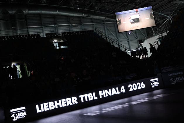 Illustrative image Liebherr TTBL Final4 during the semifinal matches Borussia Düsseldorf TTC Schwalbe of the Liebherr TTBL Final4 at the Süwag Energie ARENA on May 30, 2026, in Frankfurt, Germany Copyright: JoaquimxFerreira
