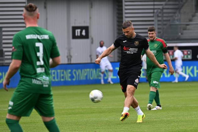 Football, charity match, Langholz Cup in Wiesbaden