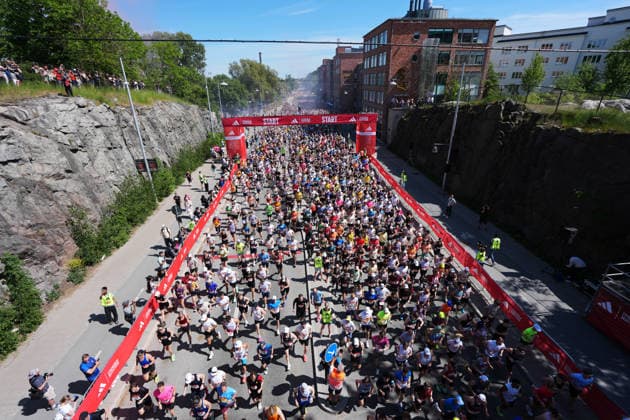 The start of the Stockholm marathon on Saturday in Stockholm, Sweden on may 30, 2026 STOCKHOLM SWEDEN x10500x  Copyright: xMagnusxLejhall TTx STOCKHOLM MARATHON 2026