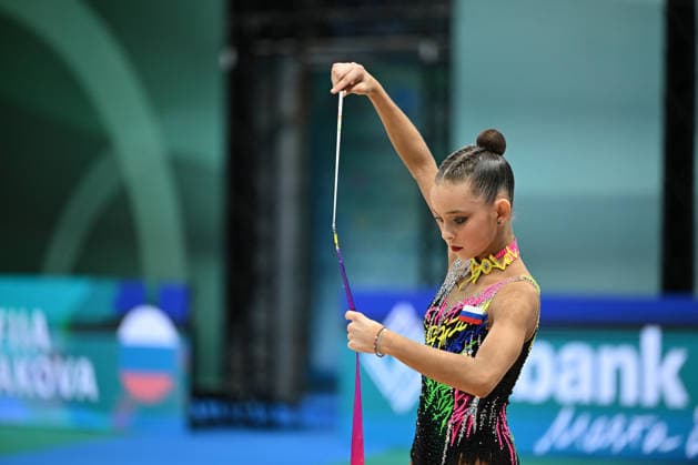 IPA85179939 - ILTERIAKOVA Sofiia (RUS) during European Championships in Rhythmic gymnastics, Rhythmische Sportgymnastik, RSG Gymnastics in Varna, Bulgaria, May 30 2026  Copyright: xFilippoxTomasi IPAxSportx xx 85179939