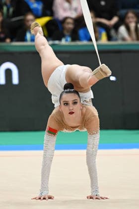 IPA85179912 - HARNASKO Alina (BLR) during European Championships in Rhythmic gymnastics, Rhythmische Sportgymnastik, RSG Gymnastics in Varna, Bulgaria, May 30 2026  Copyright: xFilippoxTomasi IPAxSportx xx 85179912