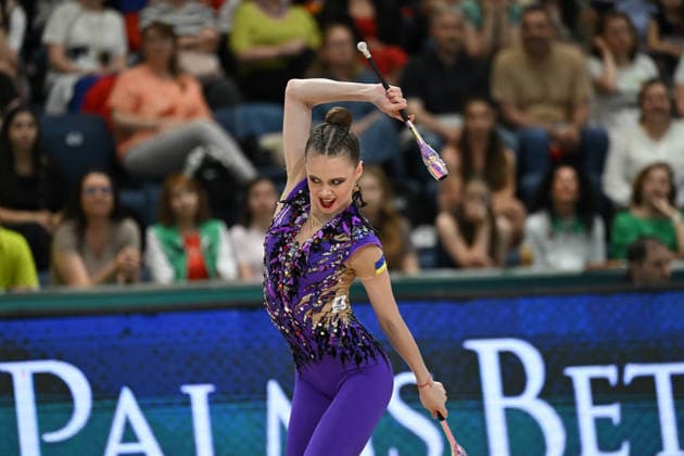 IPA85179932 - ONOFRIICHUK Taisiia (UKR) during European Championships in Rhythmic gymnastics, Rhythmische Sportgymnastik, RSG Gymnastics in Varna, Bulgaria, May 30 2026  Copyright: xFilippoxTomasi IPAxSportx xx 85179932