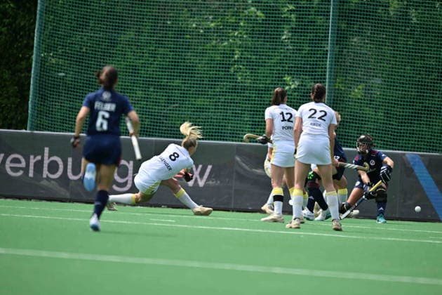 Bonn, Hockey Final4, final, women, mhc hthc, German Field Hockey Championship 2026 30 05 2026, corner lauta saenger, last chance hthc bonn North Rhine-Westphalia Germany AKA_0310