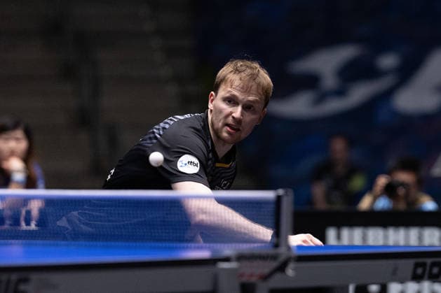 Benedikt Duda GER, TTC Schwalbe Bergneustadt in action during the semifinal matches Borussia Düsseldorf TTC Schwalbe of the Liebherr TTBL Final4 at the Süwag Energie ARENA on May 30, 2026, in Frankfurt, Germany Copyright: JoaquimxFerreira