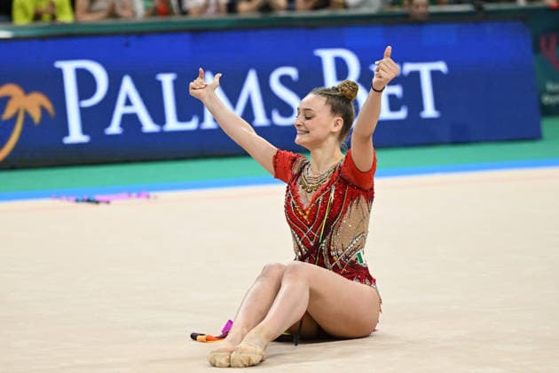 OTHER - Gymnastics - European Championships in Rhythmic gymnastics, Rhythmische Sportgymnastik, RSG Photo by IPA ABACAPRESS.COM85179916 - DRAGAS Tara (ITA) during European Championships in Rhythmic Gymnastics, Gymnastics in Varna, Bulgaria, May 30 2026 Varna Bulgaria  Copyright: xIPAxSport ABACAx