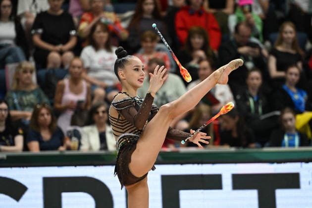 OTHER - Gymnastics - European Championships in Rhythmic gymnastics, Rhythmische Sportgymnastik, RSG Photo by IPA ABACAPRESS.COM85179905 - BORISOVA Mariia (RUS) during European Championships in Rhythmic Gymnastics, Gymnastics in Varna, Bulgaria, May 30 2026 Varna Bulgaria  Copyright: xIPAxSport ABACAx
