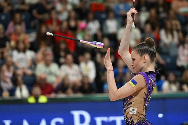 OTHER - Gymnastics - European Championships in Rhythmic gymnastics, Rhythmische Sportgymnastik, RSG Photo by IPA ABACAPRESS.COM85179897 - ONOFRIICHUK Taisiia (UKR) during European Championships in Rhythmic Gymnastics, Gymnastics in Varna, Bulgaria, May 30 2026 Varna Bulgaria  Copyright: xIPAxSport ABACAx