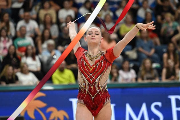 OTHER - Gymnastics - European Championships in Rhythmic gymnastics, Rhythmische Sportgymnastik, RSG Photo by IPA ABACAPRESS.COM85179922 - DRAGAS Tara (ITA) during European Championships in Rhythmic Gymnastics, Gymnastics in Varna, Bulgaria, May 30 2026 Varna Bulgaria  Copyright: xIPAxSport ABACAx