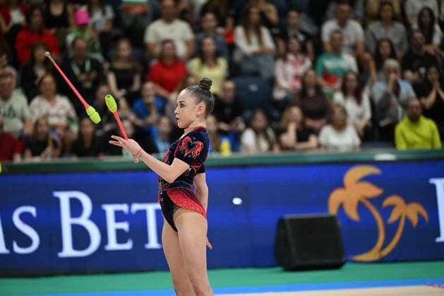 OTHER - Gymnastics - European Championships in Rhythmic gymnastics, Rhythmische Sportgymnastik, RSG Photo by IPA ABACAPRESS.COM85179923 - NIKOLOVA Stiliana (BUL) during European Championships in Rhythmic Gymnastics, Gymnastics in Varna, Bulgaria, May 30 2026 Varna Bulgaria  Copyright: xIPAxSport ABACAx