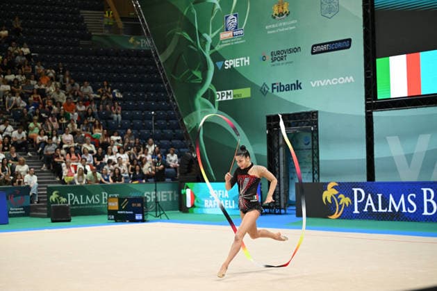 OTHER - Gymnastics - European Championships in Rhythmic gymnastics, Rhythmische Sportgymnastik, RSG Photo by IPA ABACAPRESS.COM85179913 - RAFFAELI Sofia (ITA) during European Championships in Rhythmic Gymnastics, Gymnastics in Varna, Bulgaria, May 30 2026 Varna Bulgaria  Copyright: xIPAxSport ABACAx