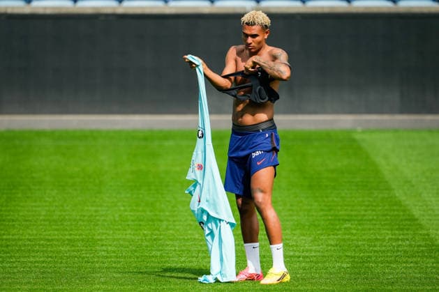 Training with the Norwegian men s national football team Oslo 20260530 Antonio Nusa during training with the Norwegian men s national football team at Ullevaal Stadium on Saturday Photo Beate Oma Dahle NTB Oslo Norway EDITORIAL USE ONLY RESTRICTED USE FOR BETTING COMPANIES  Copyright: xBeatexOmaxDahlex xNTBx