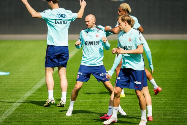 Training with the Norwegian men s national football team Oslo 20260530 Fredrik Aursnes during training with the Norwegian men s national football team at Ullevaal Stadium on Saturday Photo Beate Oma Dahle NTB Oslo Norway EDITORIAL USE ONLY RESTRICTED USE FOR BETTING COMPANIES  Copyright: xBeatexOmaxDahlex xNTBx