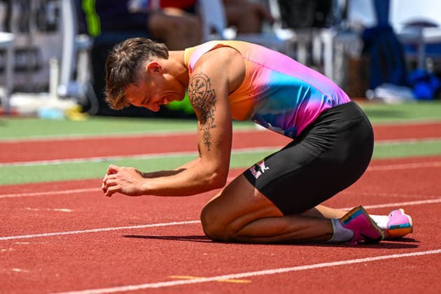 ATHLETICS - Hypomeeting Goetzis 2026 gOETZIS,AUSTRIA,30.MAY.26 - ATHLETICS - World Athletics Combined Events Tour, Hypomeeting, decathlon, long jumpg. Image shows the rejoicing of Simon Ehammer (SUI). Keywords: world record.  GEPAxpictures xOliverxLerch