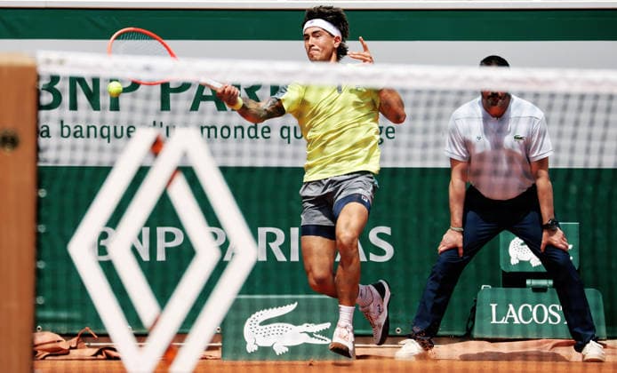 TENNIS - French Open 2026 PARIS,FRANCE,30.MAY.26 - TENNIS - ATP, Tennis Herren World Tour, French Open, Roland Garros, Grand Slam. Image shows Francisco Comesana (ARG).  GEPAxpictures xMatthiasxHauer