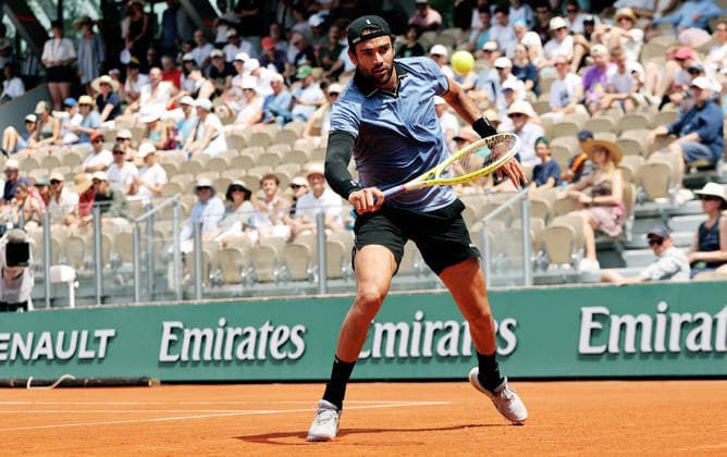 TENNIS - French Open 2026 PARIS,FRANCE,30.MAY.26 - TENNIS - ATP, Tennis Herren World Tour, French Open, Roland Garros, Grand Slam. Image shows Matteo Berrettini (ITA).  GEPAxpictures xMatthiasxHauer