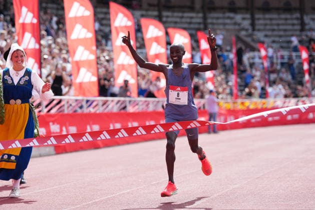 Edwin Kiptoo, Kenya, wins the Stockholm marathon in Stockholm, Sweden, on Saturday, May 30, 2026 STOCKHOLM SWEDEN x10500x  Copyright: xMagnusxLejhall TTx STOCKHOLM MARATHON 2026