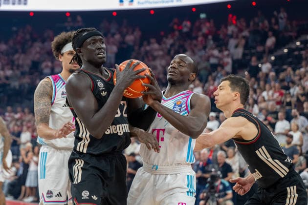 Wenyen Gabriel 32 FC Bayern Basketball , FC Bayern Basketball vs Telekom Baskets Bonn, BBL, Semifinal 1, 30 05 2026 Munich Bavaria Germany Copyright: xkolbert-press UlrichxGamelx