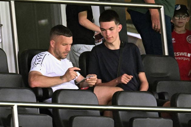 30 05 2026, xsvx, Football Langholz Cup 2026, v l Lukas Podolski Wiesbaden
