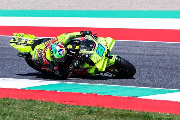 MOTORS - MotoGP - Italian Grand Prix Photo by IPA ABACAPRESS.COM85182163 - Franco Morbidelli of Italy and Pertamina Enduro VR46 Racing Team seen during MotoGP GP7 Brembo Grand Prix of Italy - Qualifing at Mugello Circuit in Scarperia e San Piero, Italy Mugello Italy  Copyright: xIPAxSport ABACAx