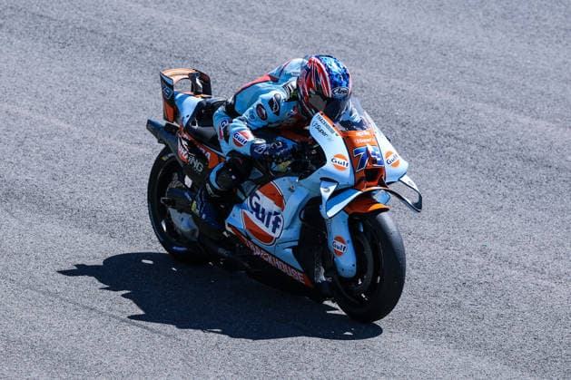 MOTORS - MotoGP - Italian Grand Prix Photo by IPA ABACAPRESS.COM85182158 - Ai Ogura of Japan and Trackhouse MotoGP Team seen during MotoGP GP7 Brembo Grand Prix of Italy - Qualifying at Mugello Circuit in Scarperia e San Piero, Italy Mugello Italy  Copyright: xIPAxSport ABACAx