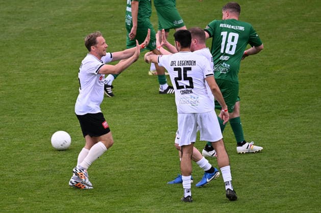 30 05 2026, xsvx, Football Langholz Cup 2026, v l Oliver Oli Pocher goal celebration Wiesbaden