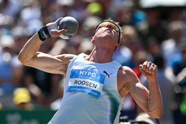 ATHLETICS - Hypomeeting Goetzis 2026 GOETZIS,AUSTRIA,30.MAY.26 - ATHLETICS - World Athletics Combined Events Tour, Hypomeeting, decathlon, shot put. Image shows Sven Roosen (NED).  GEPAxpictures xOliverxLerch