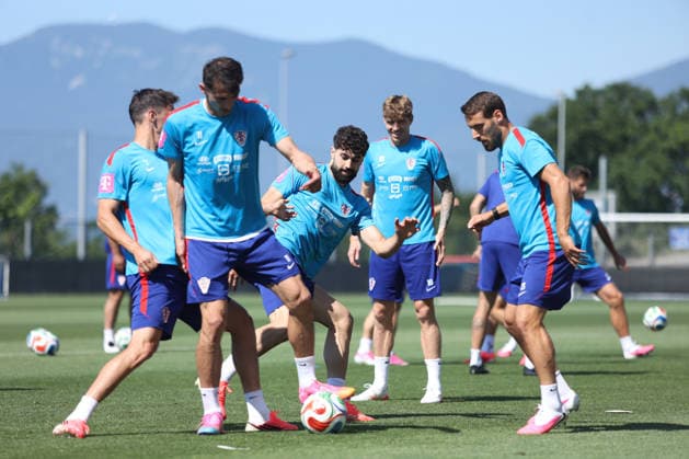 Football, Croatia national team, Training