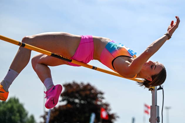 ATHLETICS - Hypomeeting Goetzis 2026 GOETZIS,AUSTRIA,30.MAY.26 - ATHLETICS - World Athletics Combined Events Tour, Hypomeeting, heptathlon, high jump. Image shows Annik Kaelin (SUI).  GEPAxpictures xOliverxLerch