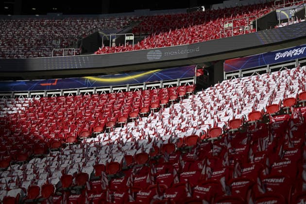 Ahead of the UEFA Champions League final in Budapest BUDAPEST, HUNGARY - MAY 30: A general view of the Puskas Arena ahead of the UEFA Champions League final match between Paris Saint-Germain (PSG) and Arsenal in Budapest, Hungary, on May 30, 2026. Halil Sagirkaya Anadolu Budapest Hungary. Editorial use only. Please get in touch for any other usage.  Copyright: x2026xAnadoluxHalilxSagirkayax