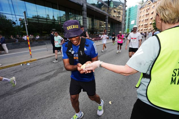 STOCKHOLM, SWEDEN 20260530 Energizing during the Stockholm Marathon on Saturday STOCKHOLM SWEDEN x10500x  Copyright: xMagnusxLejhall TTx STOCKHOLM MARATHON 2026