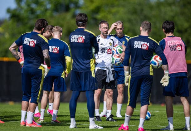 260530 Head coach Graham Potter of the Swedish national football team at a training session on May 30, 2026 in Stockholm Photo Caisa Rasmussen BILDBYRAN COP 353 CR0046 fotboll football soccer fotball landskamp träning practice training sverige sweden sverige a fifa world cup vm bbeng  Copyright: CAISAxRASMUSSEN BB260530CR037