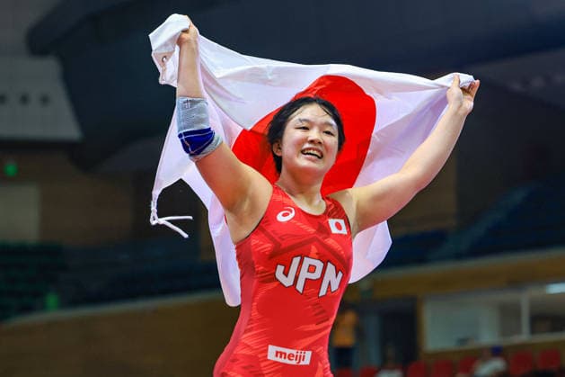 U17 Wrestling Asian Championships 57kg WW Yui Tanaka JPN Copyright: xAmirrezaxAliasgarix xUnitedxWorlx Kadir Caliskan United World Wr
