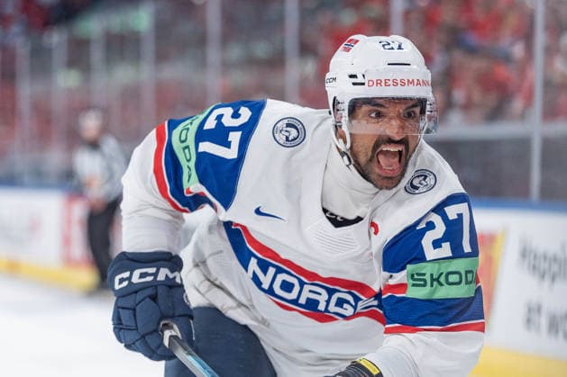 30 05 2026, Zurich, Swiss Life Arena, Ice Hockey World Championships Semifinal Switzerland Norway, 27 Andreas Martinsen Norway Zurich Swiss Life Arena Zurich Switzerland Copyright: xJustPictures.ch StefanxEmchx jp-de-StEm-DSC0014420260530