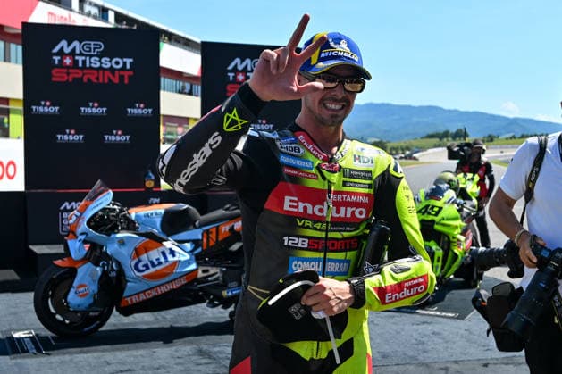 Photo by IPA ABACAPRESS.COM85184801 - Fabio Di Giannantonio ITA Pertamina Enduro Vr46 Racing Team Ducati celebrates Third place Tissot Sprint Race of Brembo MotoGP Italian Grand Prix 2026 during MotoGP Tissot Sprint Race, MotoGP World Championship, WM, Weltmeisterschaft in Mugello, Italy, May 30 2026 Mugello Italy  Copyright: xIPAxSport ABACAx