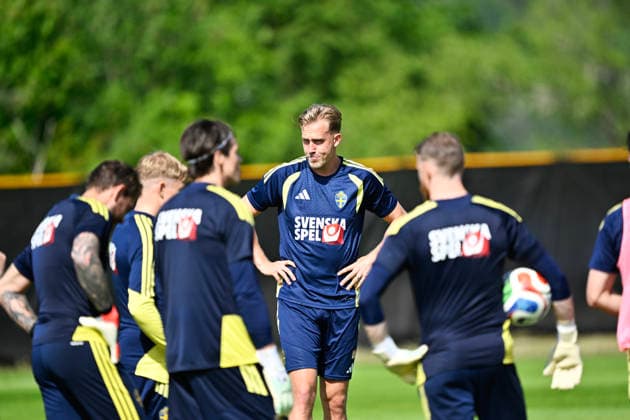 STOCKHOLM, SWEDEN 20260530 Sweden s Herman Johansson as the men s national team trains on Bosön ahead of the upcoming World Cup and friendly matches against Norway and Greece STOCKHOLM SWEDEN x10050x  Copyright: xPontusxLundahl TTx NATIONAL FOOTBALL TEAM TRAINING BOSÖN