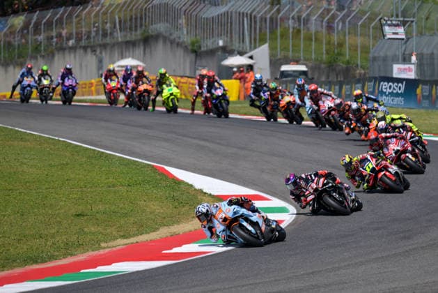 MOTORS - MotoGP - MotoGP Tissot Sprint Race Photo by IPA ABACAPRESS.COM85185207 - The starting group of the Tissot Sprint Race of Brembo MotoGP Italian Grand Prix 2026 during MotoGP Tissot Sprint Race, MotoGP World Championship, WM, Weltmeisterschaft in Mugello, Italy, May 30 2026 Mugello Italy  Copyright: xIPAxSport ABACAx