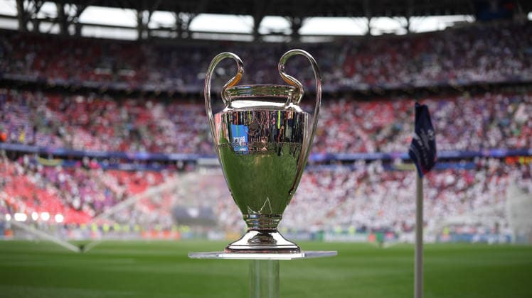 Paris Saint-Germain v Arsenal, Champions League, Final UEFA Champions League Trophy during the Champions League Final match between Paris Saint-Germain and Arsenal at Puskas Arena Park, Budapest, Hungary on 30 May 2026. Budapest Puskas Arena Park Hungary Editorial use only , Copyright: xChrisxFoxwellx PSI-24308-0003