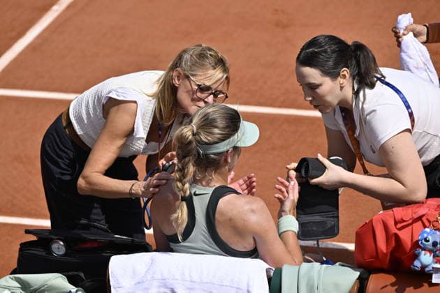 Tennis -Internationaux de France - Roland Garros 2026 - ITF - 30 05 2026 - Tennis -Internationaux de France - Roland Garros 2026 - ITF - 30 05 2026 - Anna Kalinskaya - Russie - insolation ParisFrance  Copyright: xChryslenexCaillaud Psnewzx