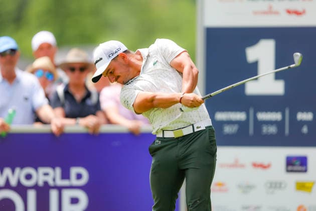 KITZBÜHEL, AUSTRIA - 30.05.2026 Tom VAILLANT (FRA) of Austrian Alpine Open 2025 at Golfclub Kitzbühel-Schwarzsee-Reith on May 30, 2026 in Austria.