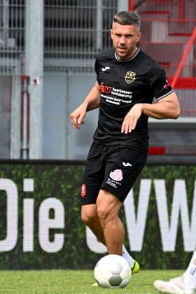 30 05 2026, xsvx, Football Langholz Cup 2026, v l Lukas Podolski Wiesbaden