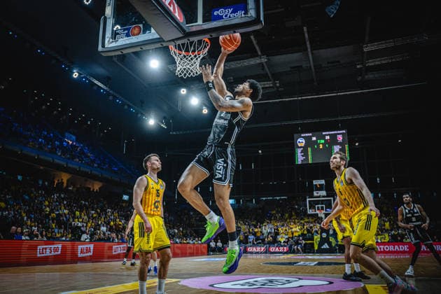 Basketball Berlin 30 05 2026 Season 2025 2026 EasyCredit BBL 1 Bundesliga Men, Men Playoffs Semifinal Game 1 Alba Berlin BMA365 Bamberg Baskets Ibrahim Watson Boye Bamberg, No 02 Ibrahim Watson