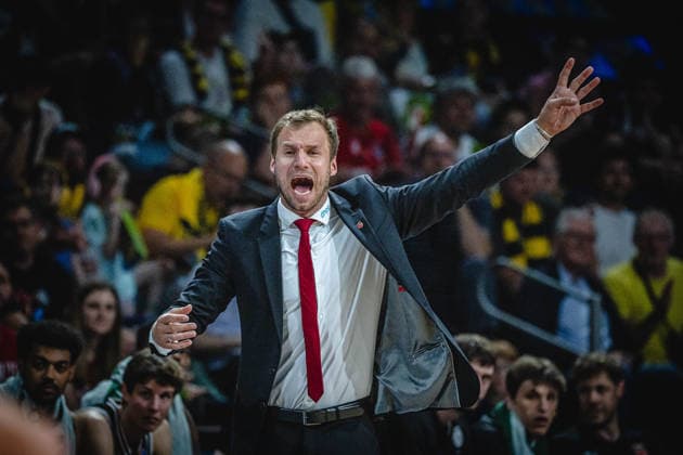 Basketball Berlin 30 05 2026 Season 2025 2026 EasyCredit BBL 1 Bundesliga Men, Men Playoffs Semi-Final Game 1 Alba Berlin BMA365 Bamberg Baskets Anton Gavel Bamberg, Coach