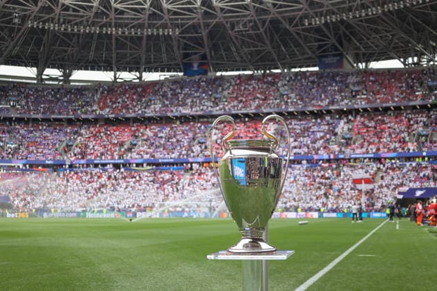 30 05 2026, xzstx, Football UEFA Champions League Final 2026, Paris St Germain FC Arsenal London v l symbol photo, symbol image, symbol, trophy, trophy DFL DFB REGULATIONS PROHIBIT ANY USE OF PHOTOGRAPHS as IMAGE SEQUENCES and or QUASI VIDEO Budapest
