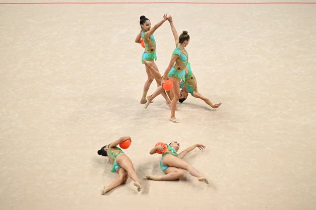 OTHER - Gymnastics - European Championships in Rhythmic gymnastics, Rhythmische Sportgymnastik, RSG Photo by IPA ABACAPRESS.COM85186565 - BULGARIA group during European Championships in Rhythmic Gymnastics, Gymnastics in Varna, Bulgaria, May 30 2026 Varna Bulgaria  Copyright: xIPAxSport ABACAx