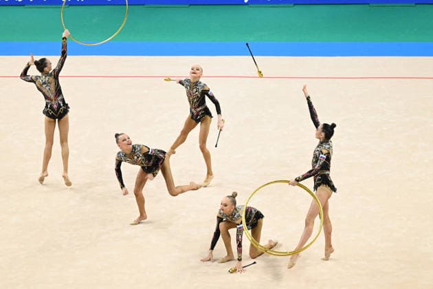 OTHER - Gymnastics - European Championships in Rhythmic gymnastics, Rhythmische Sportgymnastik, RSG Photo by IPA ABACAPRESS.COM85186567 - RUSSIAN FEDERATION group during European Championships in Rhythmic Gymnastics, Gymnastics in Varna, Bulgaria, May 30 2026 Varna Bulgaria  Copyright: xIPAxSport ABACAx