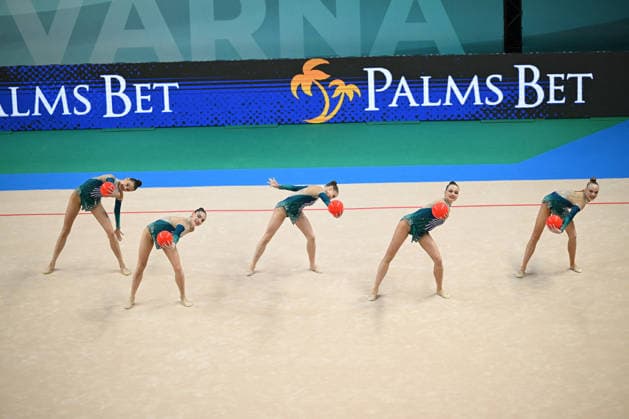 OTHER - Gymnastics - European Championships in Rhythmic gymnastics, Rhythmische Sportgymnastik, RSG Photo by IPA ABACAPRESS.COM85186576 - BELARUS group during European Championships in Rhythmic Gymnastics, Gymnastics in Varna, Bulgaria, May 30 2026 Varna Bulgaria  Copyright: xIPAxSport ABACAx