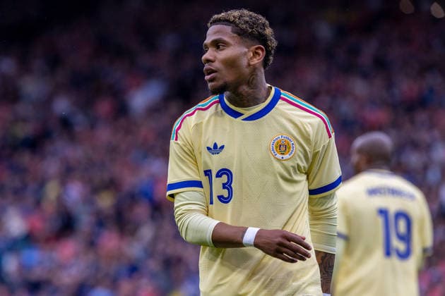 Scotland v Curacao, Friendly International Challenge Tyrese Noslin of Curacao during the International Challenge Match - Scotland vs Curacao, Barclays Hampden, Glasgow. 30 May 2026 Hampden Park Barclays Hampden Glasgow Scotland Editorial use only , Copyright: xColinxPoultneyx PSI-24309-0134