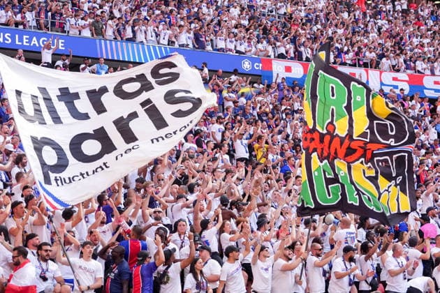 Paris Saint-Germain v Arsenal FC - UEFA Champions League Final 2026 Supporters of Paris Saint-Germain FC before the UEFA Champions League Final match between Paris Saint-Germain FC and Arsenal FC at Puskas Arena on May 30, 2026 in Budapest, Hungary Budapest Puskas Arena Hungary Hungary Copyright: xGiuseppexMaffiax 260530UCLFinal_PSG-Arsenal_GM_05528